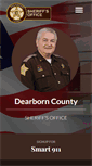Mobile Screenshot of dearborncountysheriff.org